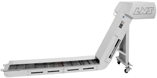 Un convoyeur pour filtration fine, plus compact que ceux à filtre à tambour
