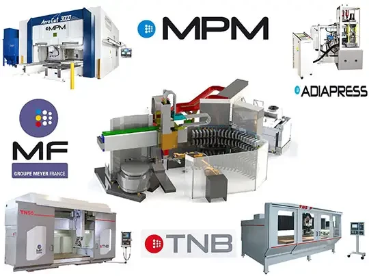 Tour vertical, fraiseuse 3 axes et presse de compactage de poudre - MPM
