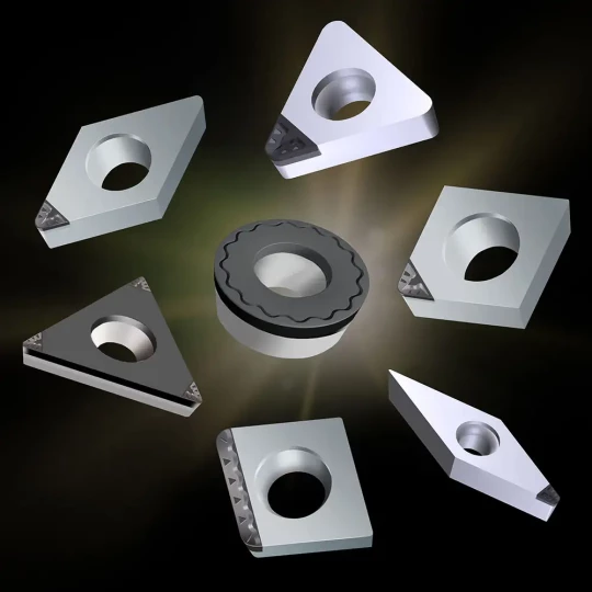 Plaquettes disposant d'inserts en diamant CVD couche épaisse - KOMET