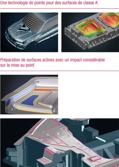Usinage des outils de presse avec obtention de surfaces de classe A - TEBIS