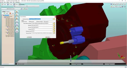 Export intégral des données GO2cam vers la simulation d'usinage CGTech
