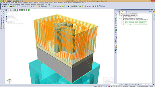 fabrication electrode electroerosion