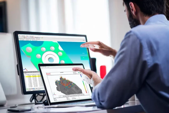 Logiciel mesure pour les géométries spéciales et machines multicapteurs