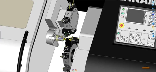Sécuriser la production avec la simulation d'usinage avec gestion de collision