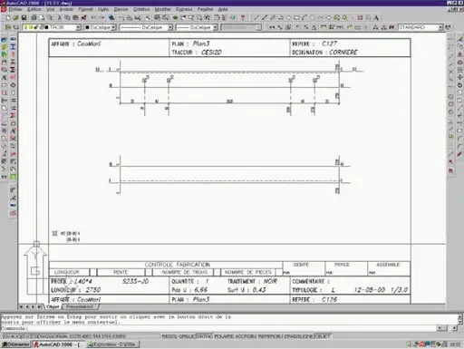 CESI 2D a présenté au MICAD 2002 la nouvelle version de son logiciel pour la construction métallique, les métalliers, etc'
