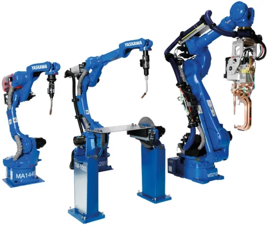Robot de soudage à l'arc MIG MAG TIG plasma et par points