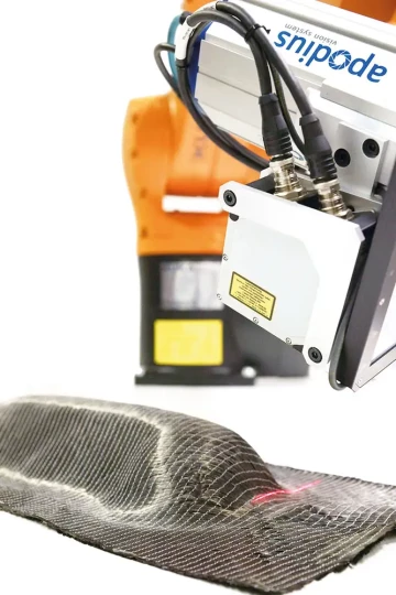 Equipement Apodius de mesure des composants en fibres de composites