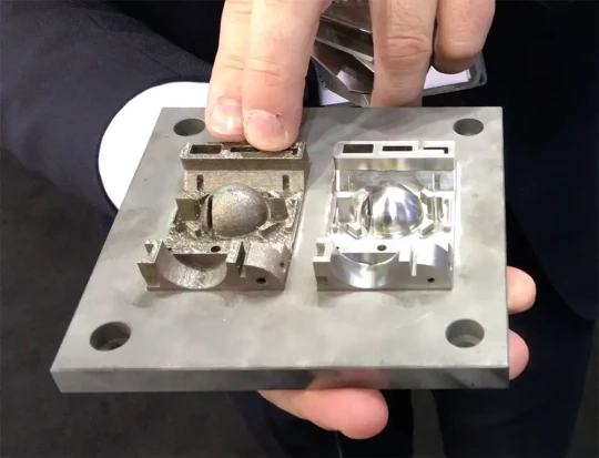 Machines hybrides de fabrication additive métallique et usinage