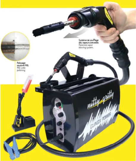 Traitement écologique des soudures TIG, TIG, MIG, MAG, laser, par résistance