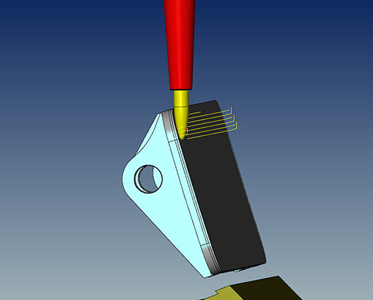 programmation surface gauche fraisage