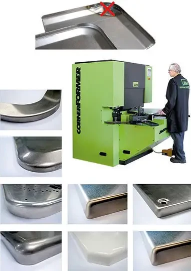 Machine ACF à former les coins soudure ni meulage