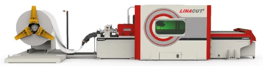 Découpage laser fibre en continu à partir de bobines de tôle