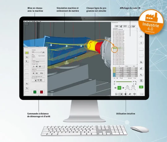 Simulation machine d'usinage 5 axes
