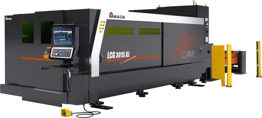 Découpe laser fibre avec source 9 kW