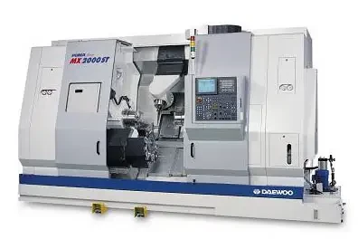 Spécial INDUSTRIE 2004 : un tour DAEWOO PUMA MX 2000/2500 sur le stand ORBATECH