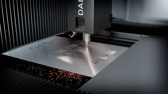 Tri automatique pièces découpées au laser à partir de la bobine
