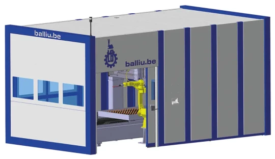 Machine de découpe laser 3D avec source fibre