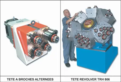 Spécial INDUSTRIE 2004 : PIBOMULTI montrera une nouvelle tête à broches alternées et une nouvelle tête révolver