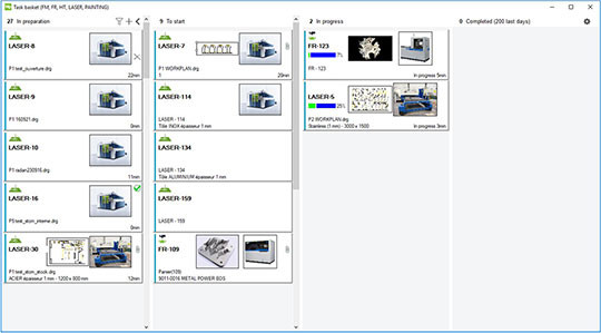 gestion production workplan