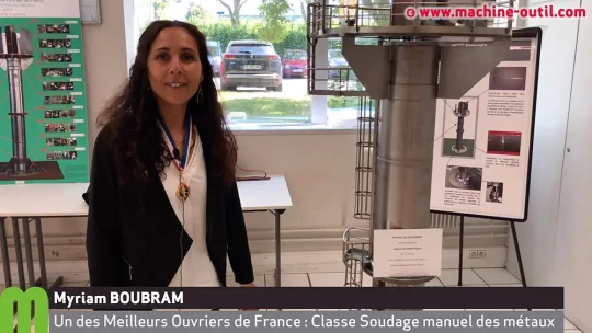 Meilleurs Ouvriers de France : Myriam BOUBRAM, une femme lauréate en Soudage