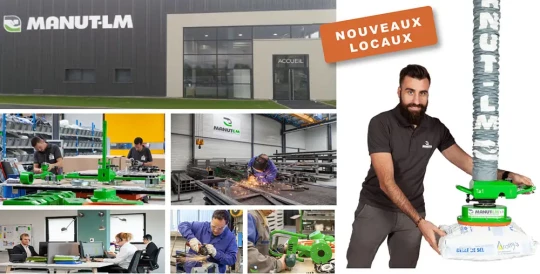 Manutention manuelle de charges : MANUT-LM a inauguré sa nouvelle usine