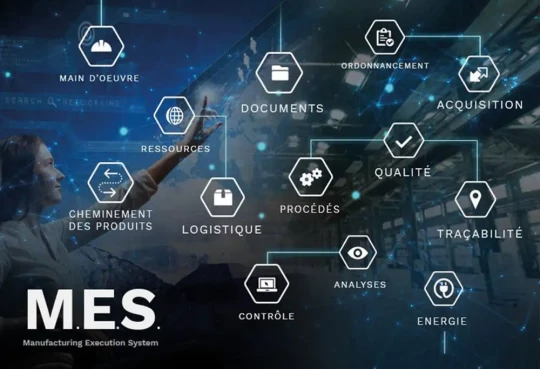 Logiciel de MES pour le suivi en temps réel des données de production