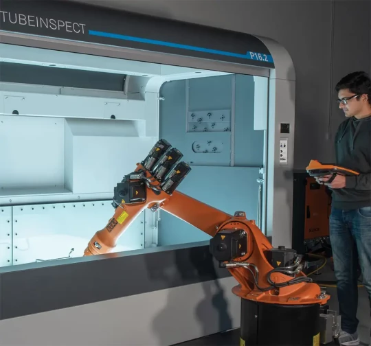Mesure de tube et de fil automatisée de haute résolution