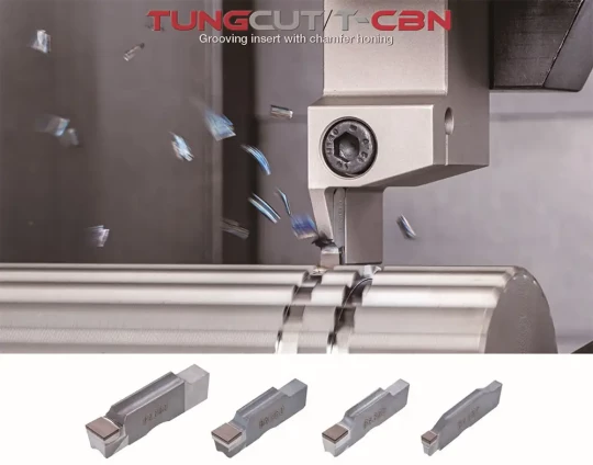 Outils de rainurage indexables avec géométries CBN
