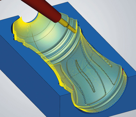 usinage radial 5 axes