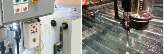 Eliminer les particules de coupe en jet d'eau pour recycler