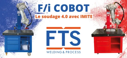 Petit robot de soudage compact, équipé d’un générateur MIG MAG ou TIG