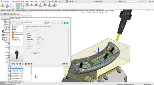 solidcam 2021 trajectoire outil trochoidal