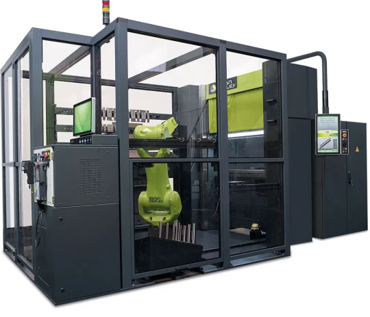 Cellule de pliage robotisée compacte et modulaire