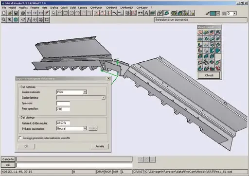 De nouvelles fonctions logicielles annoncées par SALVAGNINI : imbrication et dessin de pièces en 3D