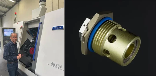 Un tour CN bi-broche pour usiner les pièces complexes en une seule opération
