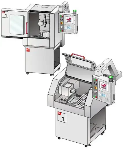 HAAS a conçu une fraiseuse et tour à commande numérique pour les bureaux