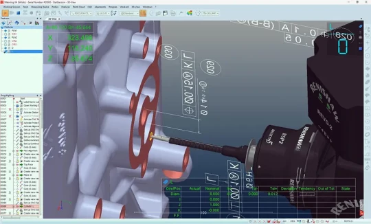 Les systèmes de métrologie Renishaw pilotés par la plateforme logiciel de Metrologic Group