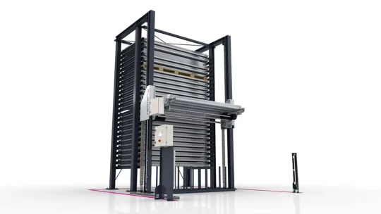 stockage automatique des tôles compact