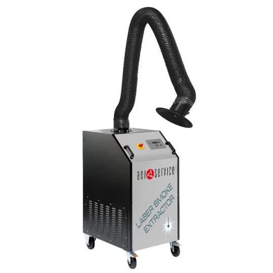 extraction de fumées de soudage et marquage laser