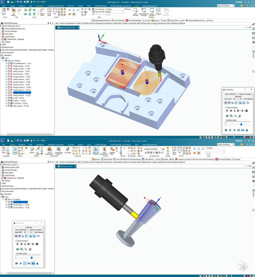 solidcam dans solid edge siemens