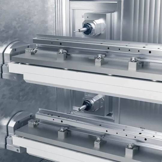 Centres pour l'usinage des giga-castings avant et arrière, ainsi que de profilés extrudés