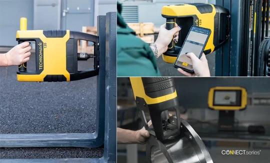marquage industriel micro-percussion portable sans fil, pilotée par smartphone