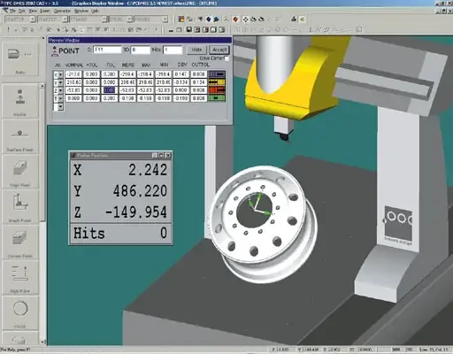 La nouvelle version 3.5 de PC-DMIS de BROWN & SHARPE est plus rapide, offre une interface utilisateur personnalisable, améliore le scanning et les capacités graphiques