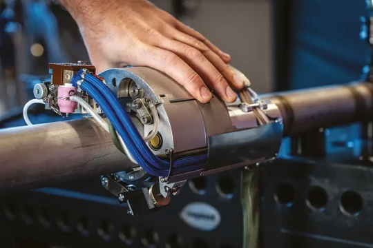 tête de soudage avec des diamètres de tubes allant jusqu’à 25,4mm