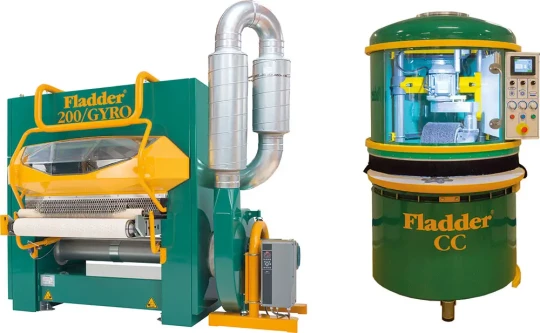 Machine de finition pour pièces en aluminium, en acier inoxydable et galvanisées