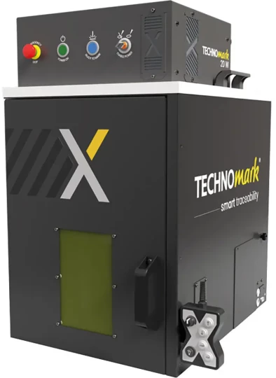 une machine de marquage laser fibre destinée aux lignes de production