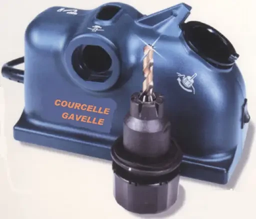 Importées et distribuées par le fabricant français de tarauds COURCELLE-GAVELLE, voici une gamme complète d'affûteuses de forets compactes