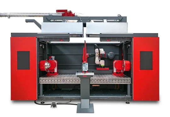 systeme soudage cobotise a deux stations fronius