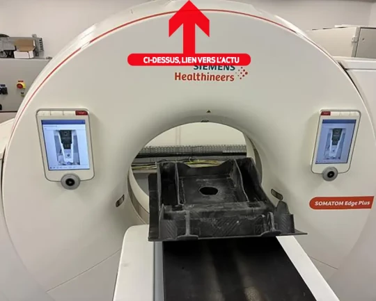 scanner des pièces pouvant atteindre 220 kg et jusqu’à 3 mètres de long