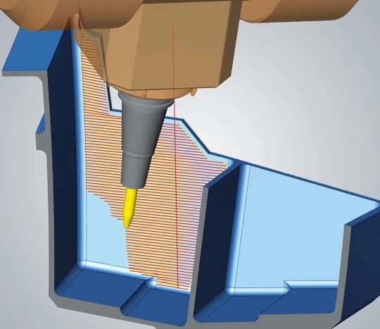 parcours outils precis avec machine virtuelle hypermill